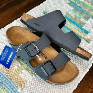 Birkenstock, Arizona slide sandal size 41 dark blue w10 m8